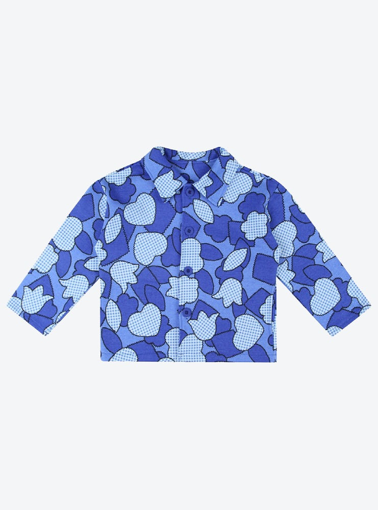 패턴프로젝트 카라재킷 : 하트 블루