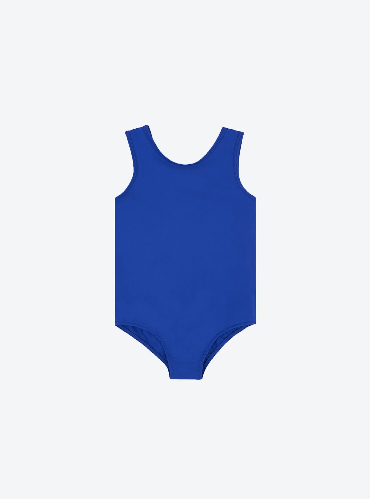 트위스트 프론트 수영복 : 블루